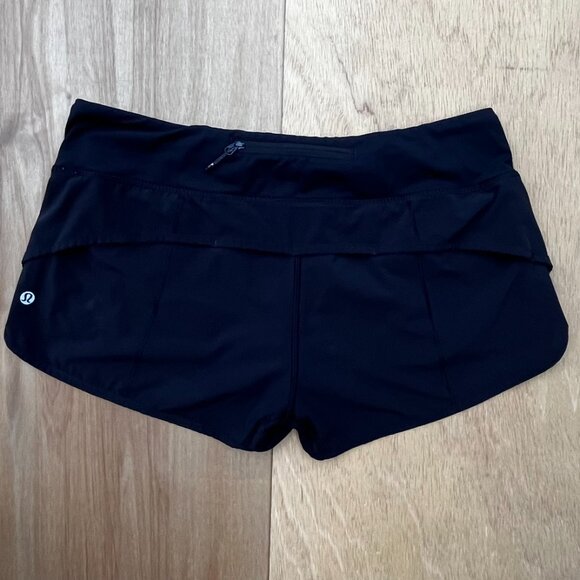 LULULEMON ATHLETICA SHORTS WOMEN’S sz 8 Vented High Rise Lined Running - Picture 4 of 12